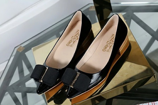 Ferragamo Shallow mouth flat shoes Women--026